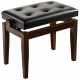 QBGM Banquette Piano Palissandre/Noir