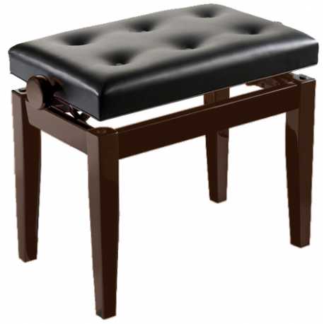QBGM Banquette Piano Palissandre/Noir