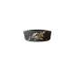 BLACK STANDARD LEATHER GUITAR STRAP