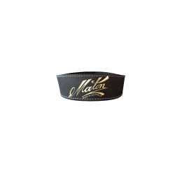 BLACK STANDARD LEATHER GUITAR STRAP