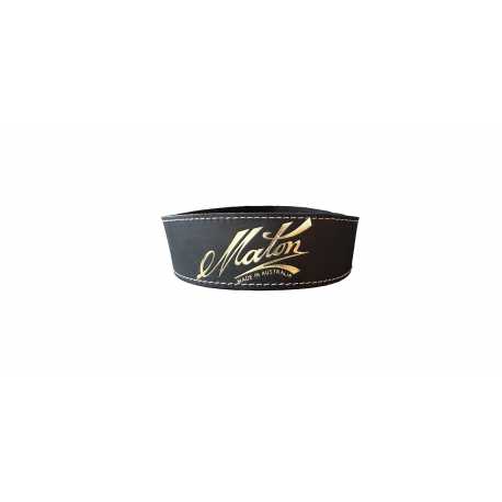 BLACK STANDARD LEATHER GUITAR STRAP