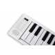 CARRY-ON-FP49 - Key Folding Piano - Blanc