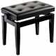 QBGB Banquette Piano Noir/Noir